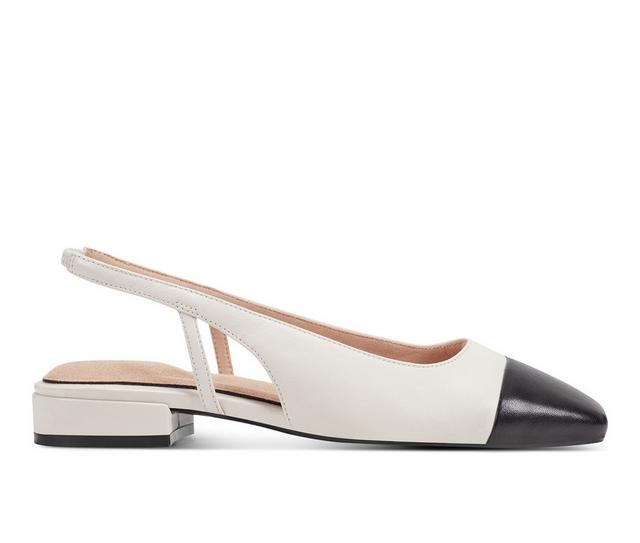 Women's Rockport Sagey Slingback Pumps in Cream/Black color