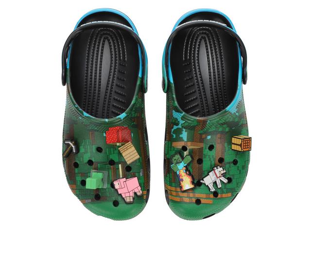 Adults' Crocs Classic Minecraft Clogs in Multi color