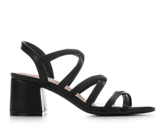 Women's Solanz Jenny Dress Sandals in Black color