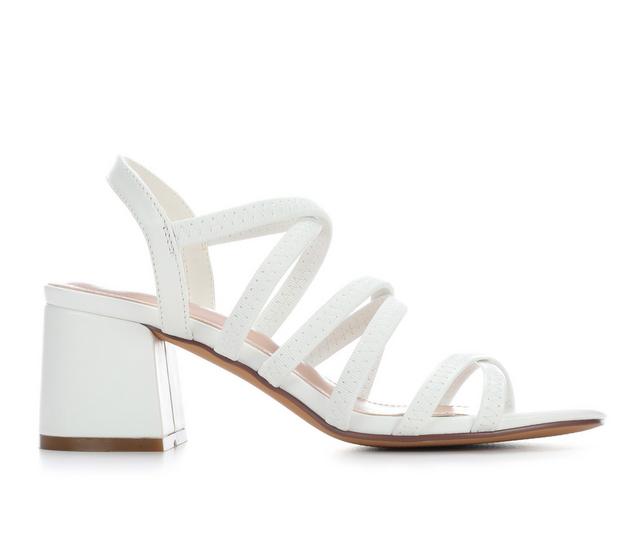 Women's Solanz Jenny Dress Sandals in White color