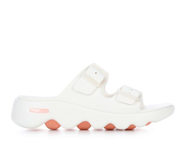 Women's Skechers Go Massage Fit Foamies 111616 Sandals in Natural color