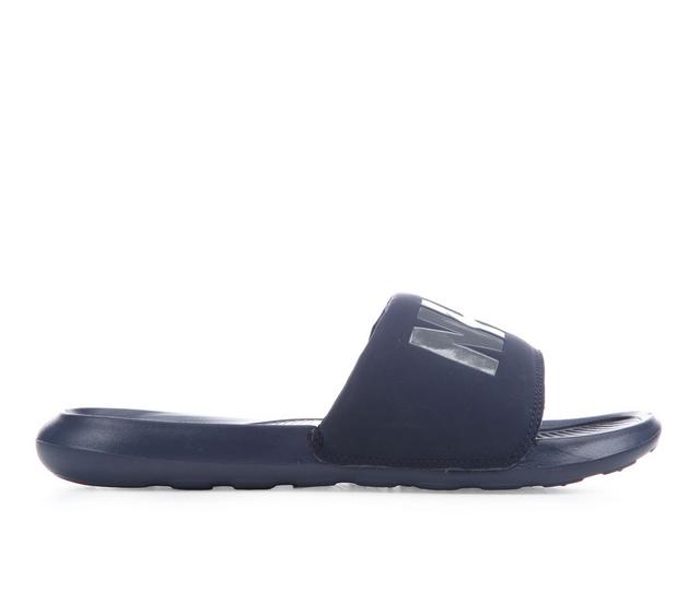 Men's Nike Victori One Slide SE Sport Slides in Obsidan/Dk Grey color