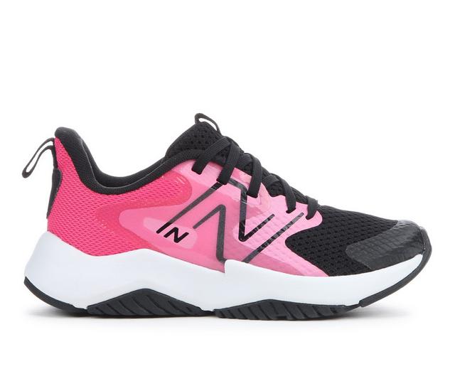 Girls' New Balance Little Kid Rave Run Running Shoes in Pink/Black color