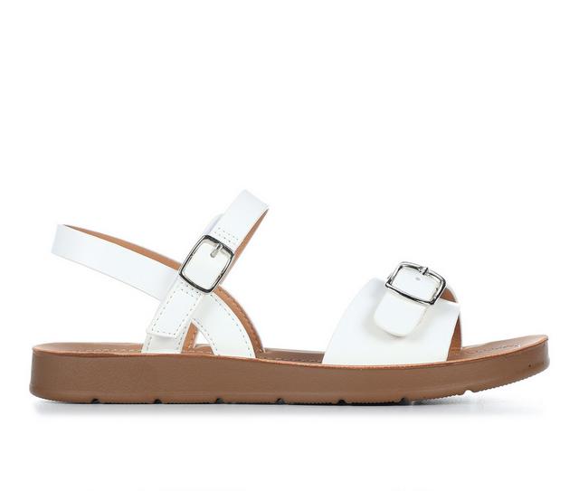 Girls' Soda Little Kid & Big Kid Bagel-IIS Sandals in White color