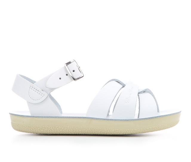 Girls' SUN-SAN Toddler & Little Kid Swimmer Sandals in White color