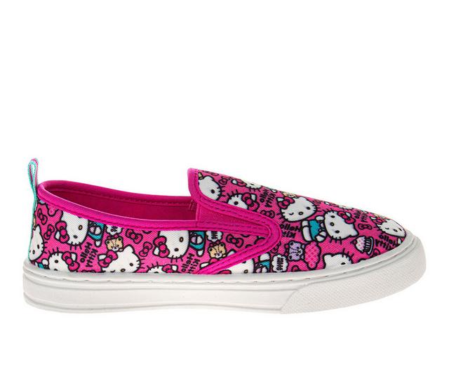 Women's Hello Kitty Hello Kitty Slip Ons in Fuchsia color