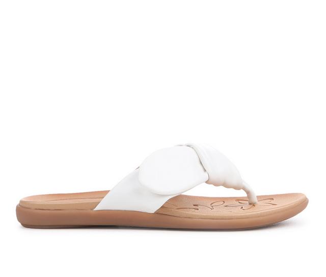 Women's BOC Halle Flip-Flops in White color