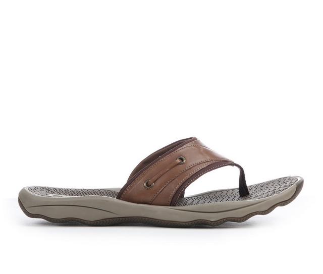 Men's Sperry Outer Banks-M Flip-Flops in Brown color