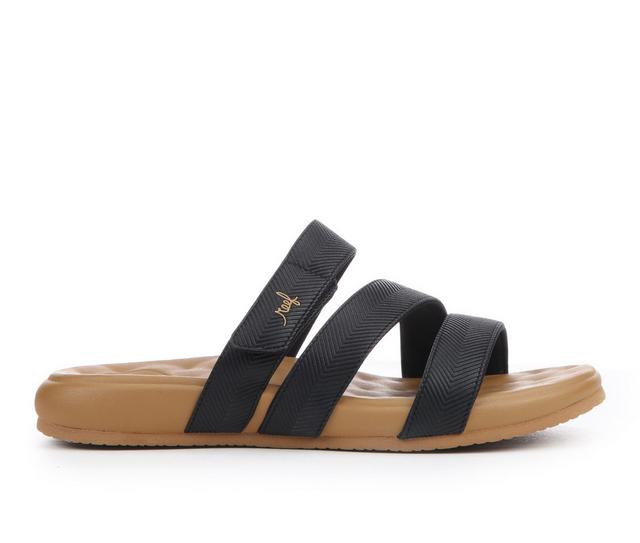 Reef Cushion Harmony Ivy Sandals in Black/Tan color