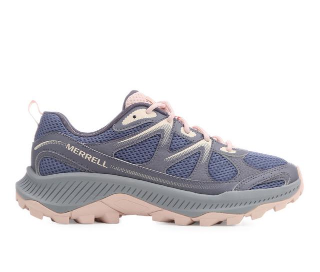 Women's Merrell Tempo Exp Hiking Shoes in Navy color