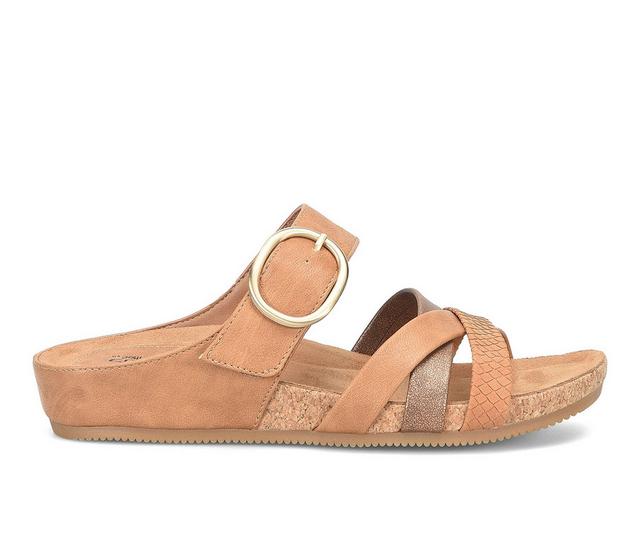 Women's EuroSoft Genalyn Footbed Sandals in Luggage color
