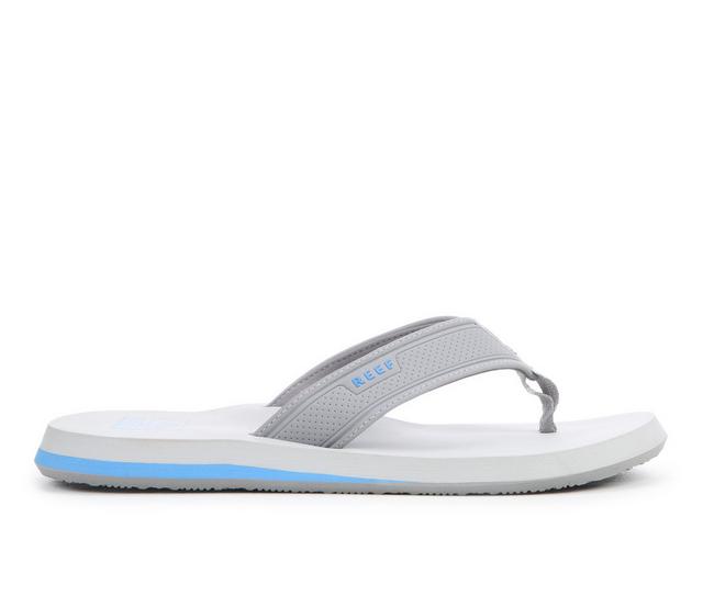 Men's Reef The Layback Flip-Flops in Grey/Blue color