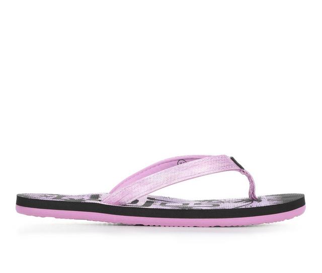 Girls' Flojos Little Kid & Big Kid Juana Flip-Flops in Lavender/Black color