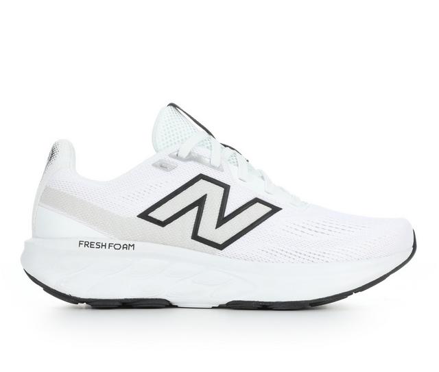 Women's New Balance 520v9 Running Shoes in Wht/Blk/Silv color