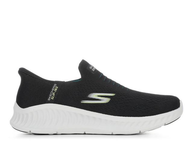 Men's Skechers Go Go Walk Now Slip-Ins Sneakers in Black color