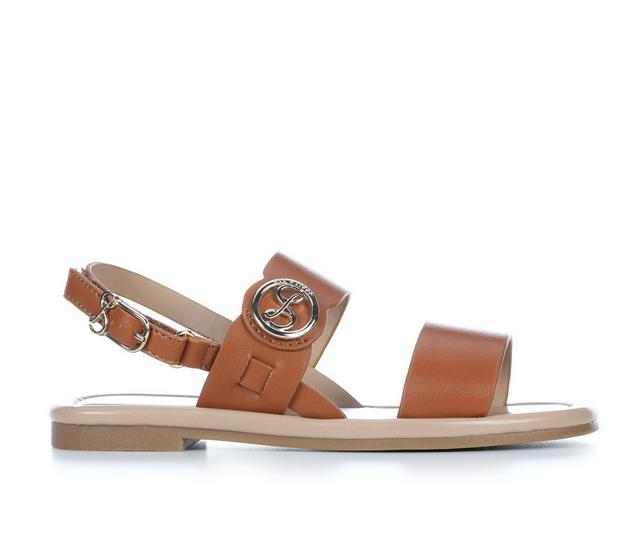 Girls' Sam & Libby Little Kid & Big Kid Belle Tamora Sandals in Cognac color