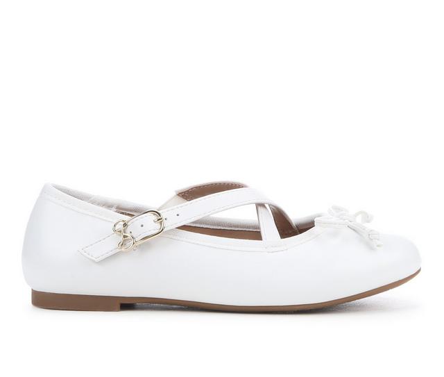 Girls' Sam & Libby Little Kid & Big Kid Candice Crossover Sandals in White color