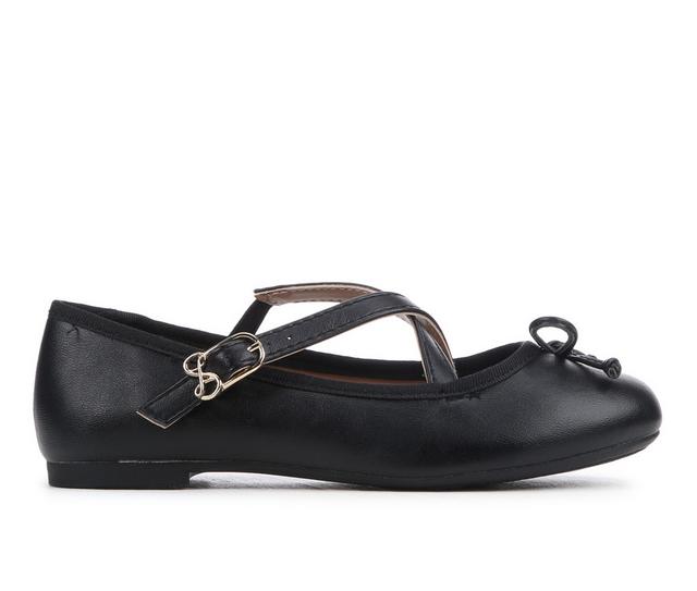Girls' Sam & Libby Little Kid & Big Kid Candice Crossover Sandals in Black color