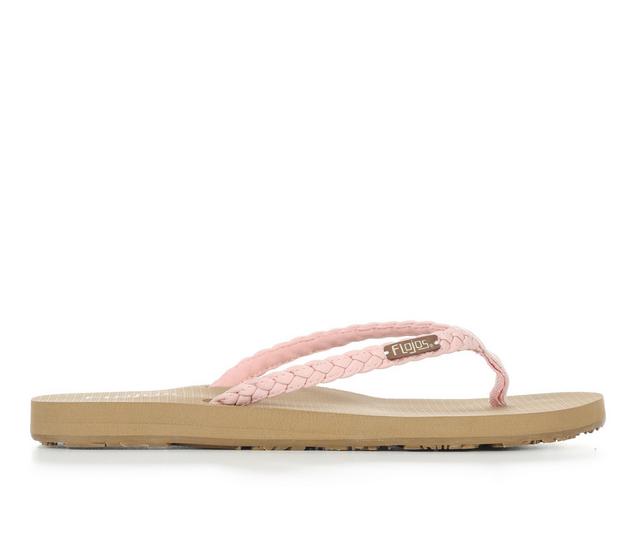 Women's Flojos Danica 222 Flip-Flops in Pink color