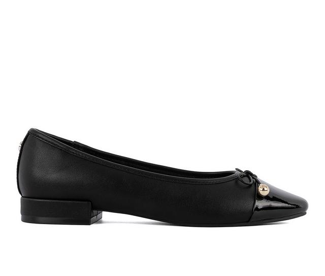 Women's Jones New York Marios Flats in Black color