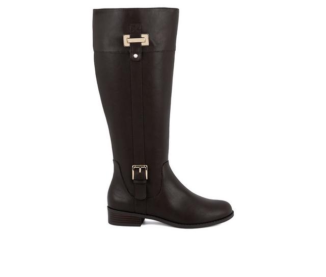 Women's Jones New York Leodenn Knee High Boots in Dark Brown color