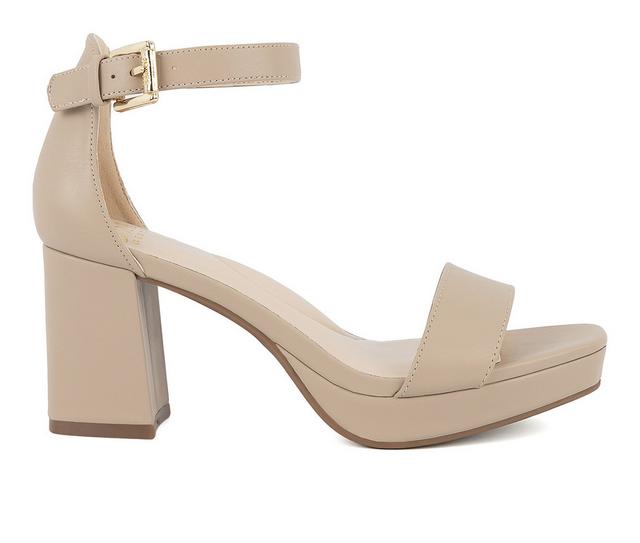 Women's Jones New York Herliza Dress Sandals in Nude color