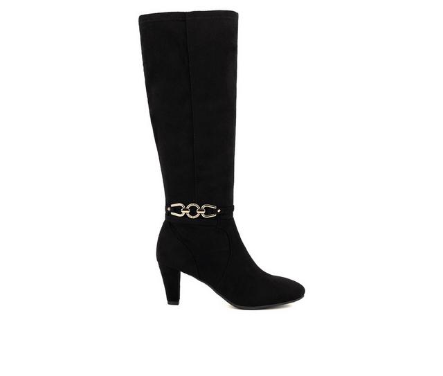 Women's Jones New York Helio Knee High Dress Boots in Black color