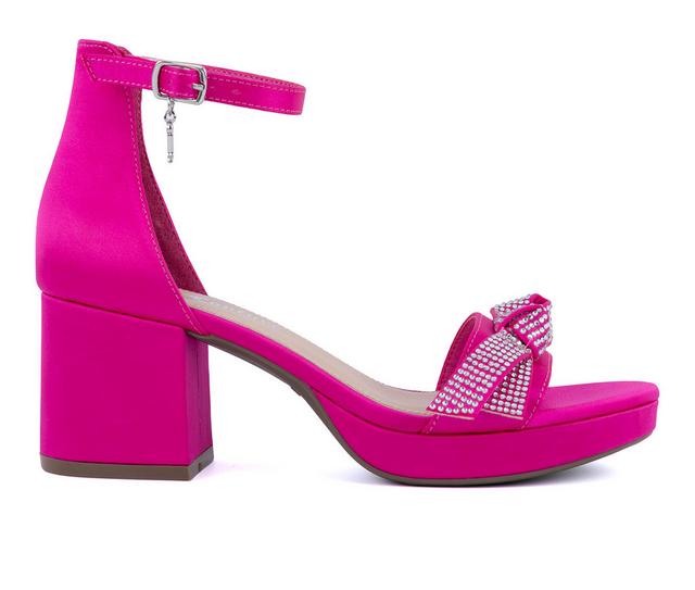 Women's Juicy Nelly 2 Dress Sandals in Bright Pink color