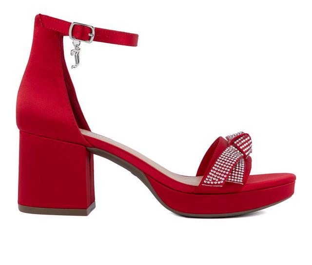 Women's Juicy Nelly 2 Dress Sandals in Red color