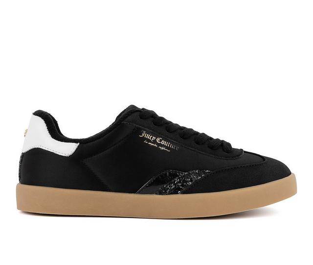 Women's Juicy Anvil Casual Sneakers in Black/Gum color