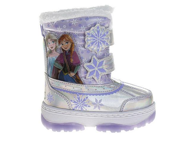 Girls' Disney Toddler & Little Kid Frozen Winter Boots in Lilac color