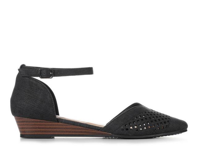 Women's Daisy Fuentes Maylin Wedges in Black color