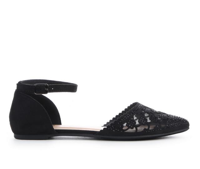 Women's Daisy Fuentes Lavish Flats in Black color