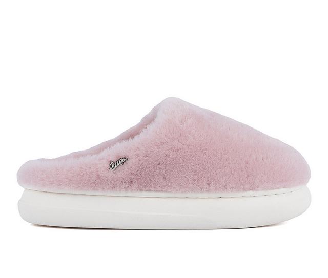 Sugar Chills Slippers in White/blush color