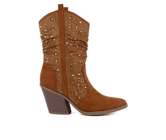 Women's Sugar Kassandra 2 Western Boots in Cognac color