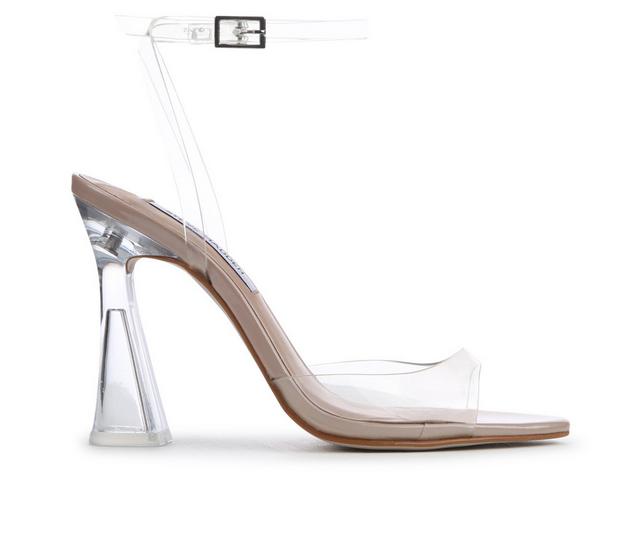 Women's Steve Madden Beki-C Dress Sandals in Clear color