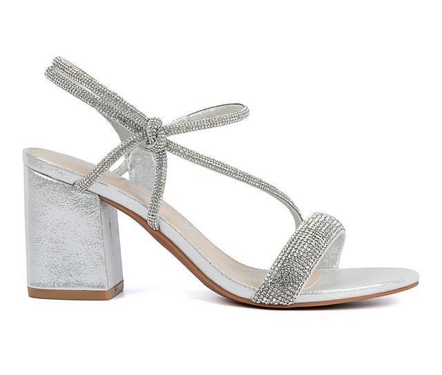 Women's Sugar Neeve Dress Sandals in Silver color