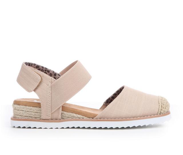Women's BOBS Sun Shining 114132 Wedges in Natural color