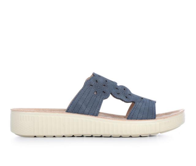 Women's Easy Street Taj Sandals in Navy color