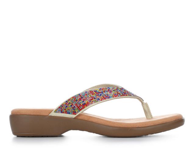 Women's Cliffs by White Mountain Be Charm Flip-Flops in Multi/Fabric color