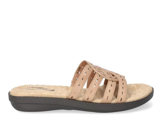 Women's Easy Street Cammie Sandals in Nude color