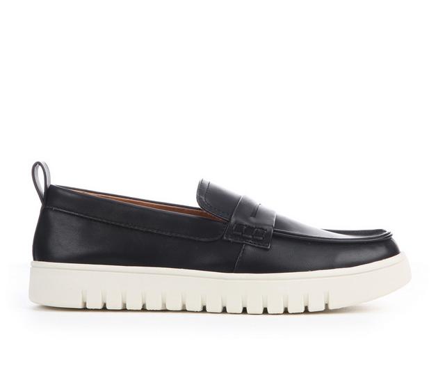 Women's White Mountain Nonna Loafers in Black color
