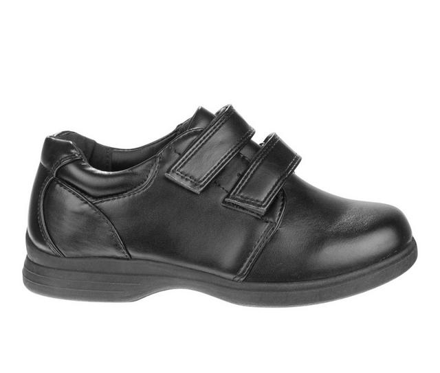 Boys' Josmo Little Kid Velcro Shool Dress Shoes in Black color