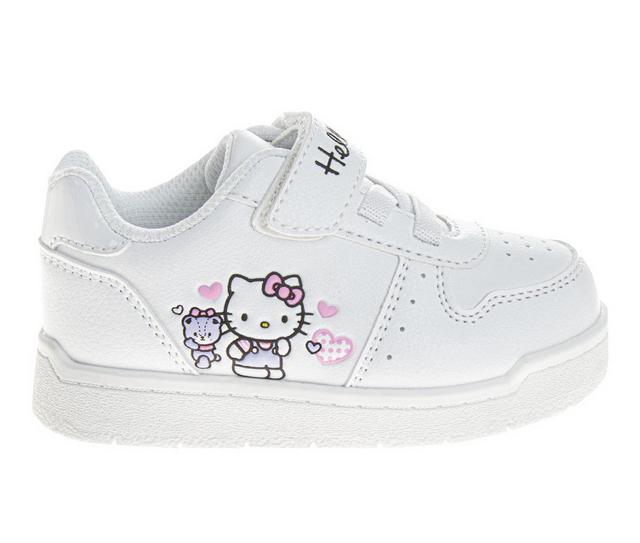 Girls' Hello Kitty Toddler Hello Kitty Sneaker in White color