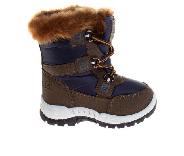 Boys' Avalanche Toddler Boy's Winter Boots in Brown/Navy color