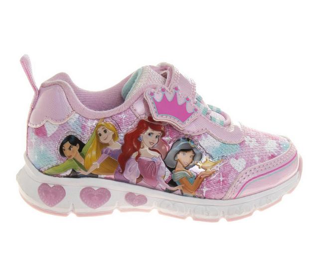 Girls' Disney Toddler Princess Light Up Sneakers in Pink color