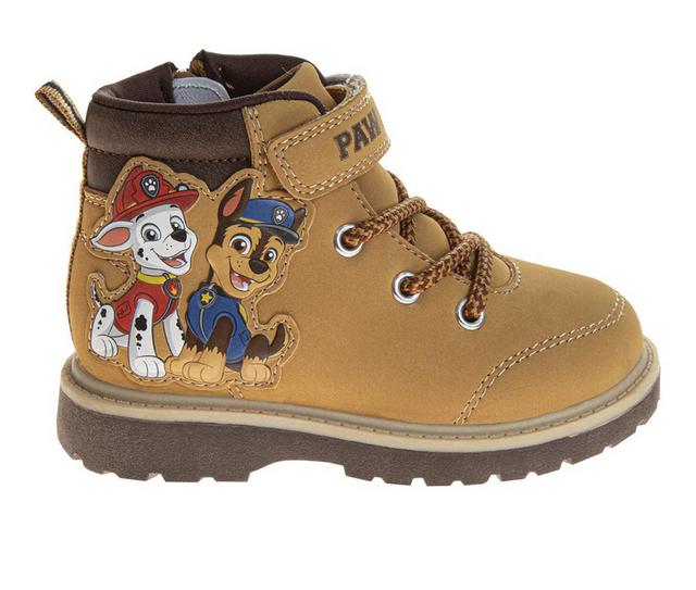 Boys' Nickelodeon Toddler Paw Patrol Hiker Boots in Tan color