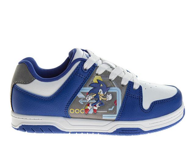 Boys' Nickelodeon Little Kid Sonic Sneaker in Blue/White color