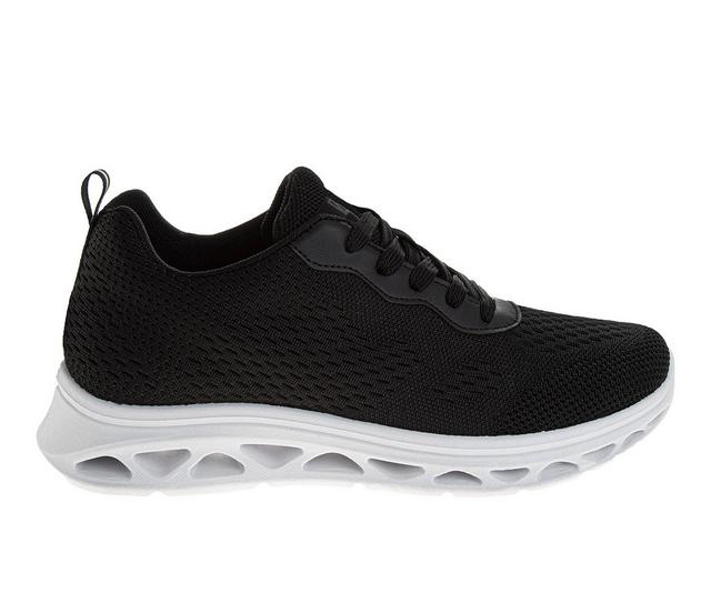 Men's Avalanche Lace Up Sneaker in Black/White color