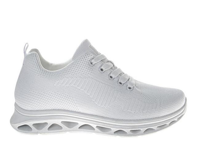 Men's Avalanche Lace Up Sneaker in White/White color